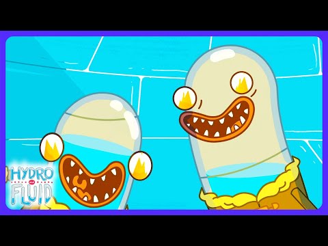 Hydro and Fluid - Monster On The Dance Floor! 🕺 | Kids Cartoons | WildBrain Action Arena