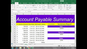 #341 How TO Make Account Payable Receiving Summary Report in Excel Hindi