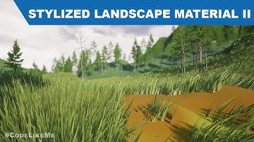 Unreal Stylized Landscape Material - Distance Based Color Blending - UE4 Tutorials #292