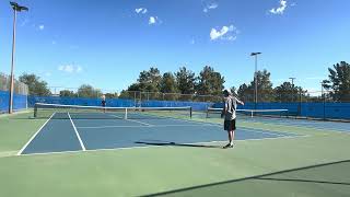 tennis hit with an old ATP pro vs former top 20 player