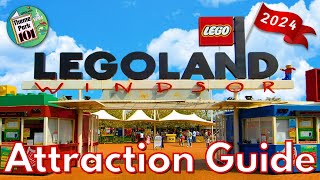 LEGOLAND Windsor ATTRACTION GUIDE  2024  All Rides & Shows  UK