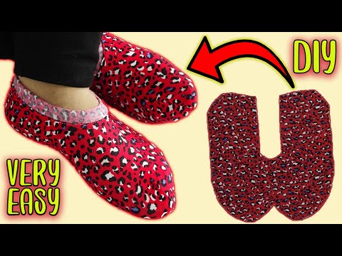 10 MINUTES MAKING / Winter Socks Boots For Ladies / Girls / Kids / DIY Winter