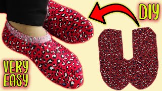 10 MINUTES MAKING / Winter Socks Boots For Ladies / Girls / Kids / DIY Winter Socks