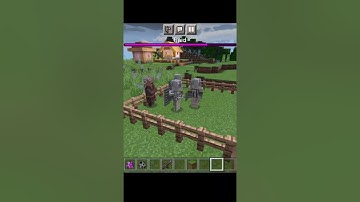 #shorts || Villager vs Pillager || #minecraft