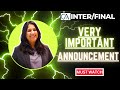 Imp Announcement May'22 - Live Online Batch | CA Inter - Audit #FASTTRACKBATCH #CAINTER #MAY22 #ICAI