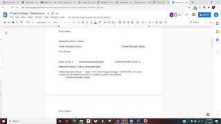 Final Project Extra Credit Testing Video (Part B)