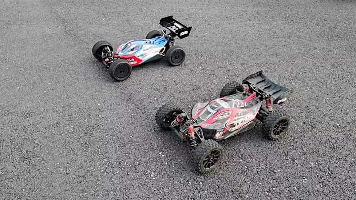 Arrma Typhon 6s BLX VS Arrma Typhon 6s TLR Tuned street race!!!!