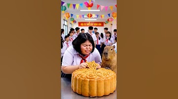 Tập 42 : Capybara . Phúc giúp Capy làm lại bánh trung thu bị Lan ăn mất #capybara #ohchumchum