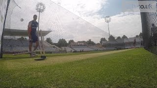 Craig Overton Knocks Out Middle Stump. Thats Out Says Mark Wood