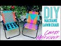 DIY: Macrame Lawn Chair- SICK MAKEVOER!! - by Orly Shani