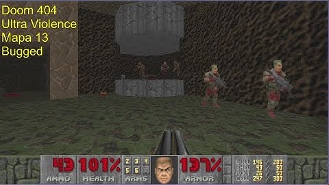 Jugando a Doom 404 Mapa 13 Bugged