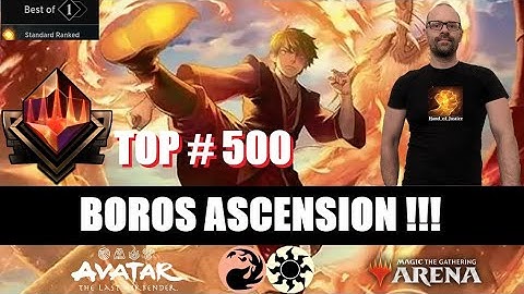 Boros Ascension!🔥☀️[Best of 1] Standard Mythic Ladder🔥☀️[MTG Arena] ATLA - Avatar The Last Airbender