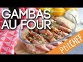 Recette de gambas au four ail et herbes  ptitchefcom