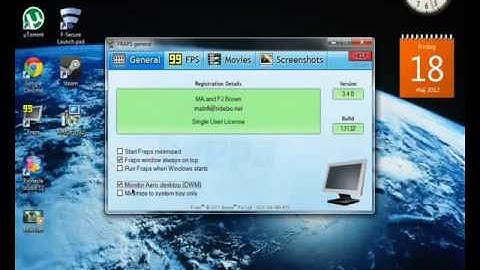 Tutorial- How to record your desktop with Fraps