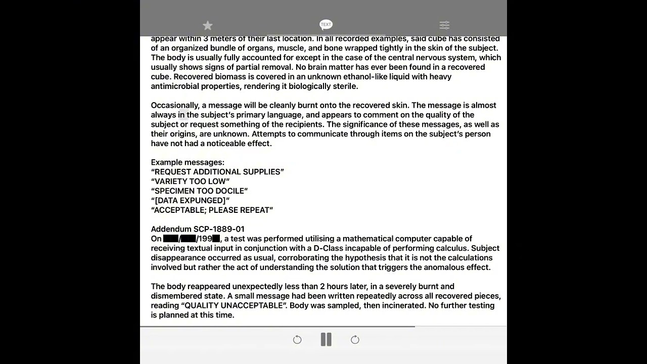 SCP-1889 - Calculus Trap