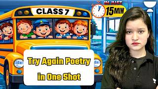 Try Again Poetry in One Shot Class | Ncert Class 7 English 2026-27 | Sania Ma'am
