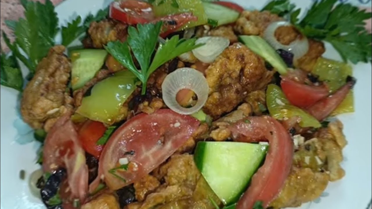 🌺БАКЛАЖОНЛИ  KFS  САЛАТИ.🌺 МАЗАСИ ОГИЗДА КОЛАДИ🌺😋😋😋🌺👍👍👍🌺🙂👌