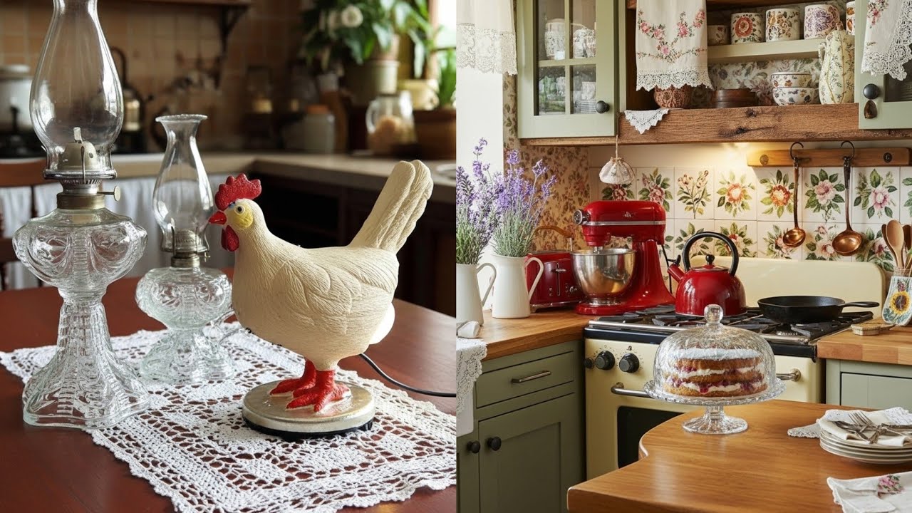 Grandmacore Kitchen Ideas: Vintage Cottage Charm & Cozy Nostalgic Decor Inspiration 🦢🌷