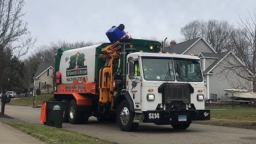 Brand New Peterbilt 520 Labrie Automizer Split Body First Day on Route