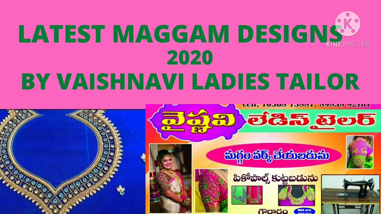 Latest Maggam Designs Part2 Vaishnavi Ladies Tailor YouTube