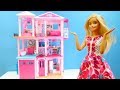 Barbie'nin Rüya evi; Kutuyu açalım ve evi yapalım.