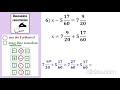 6 клас. Розв'язування рівнянь зі звичайними дробами та мішаними числами