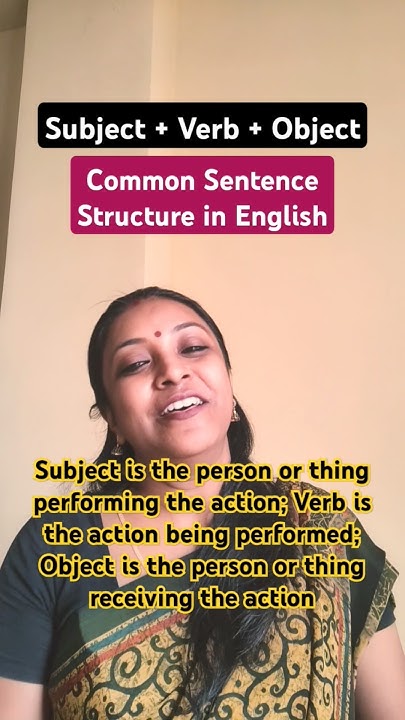 Common Sentence Structure In English II SVO Sentence Pattern II Easy common-sentence-structure-in-english-ii-svo-sentence-pattern-ii-easy