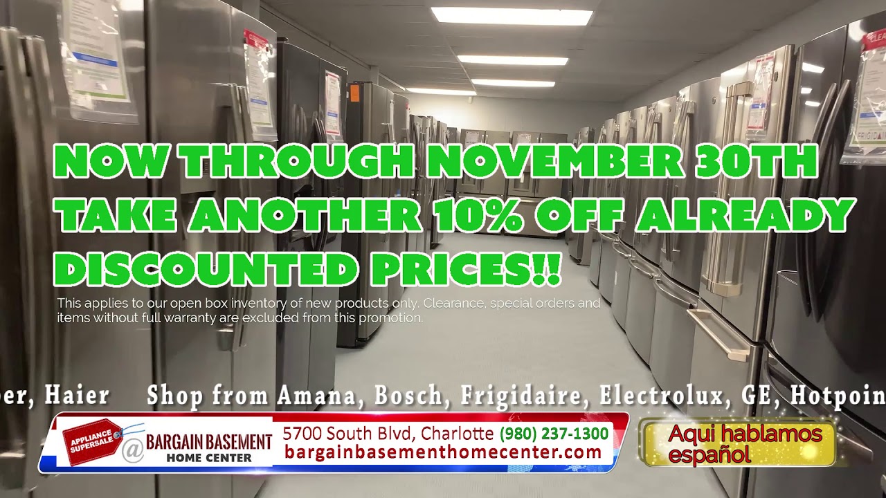 Bargain Basement Home CenterBlack Friday All Month11.6.19v130sec