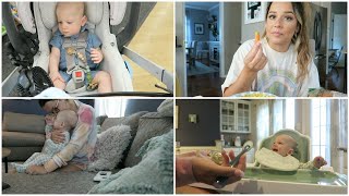 My Morning Routine with 6 Month Old + My balayage hair extensions!