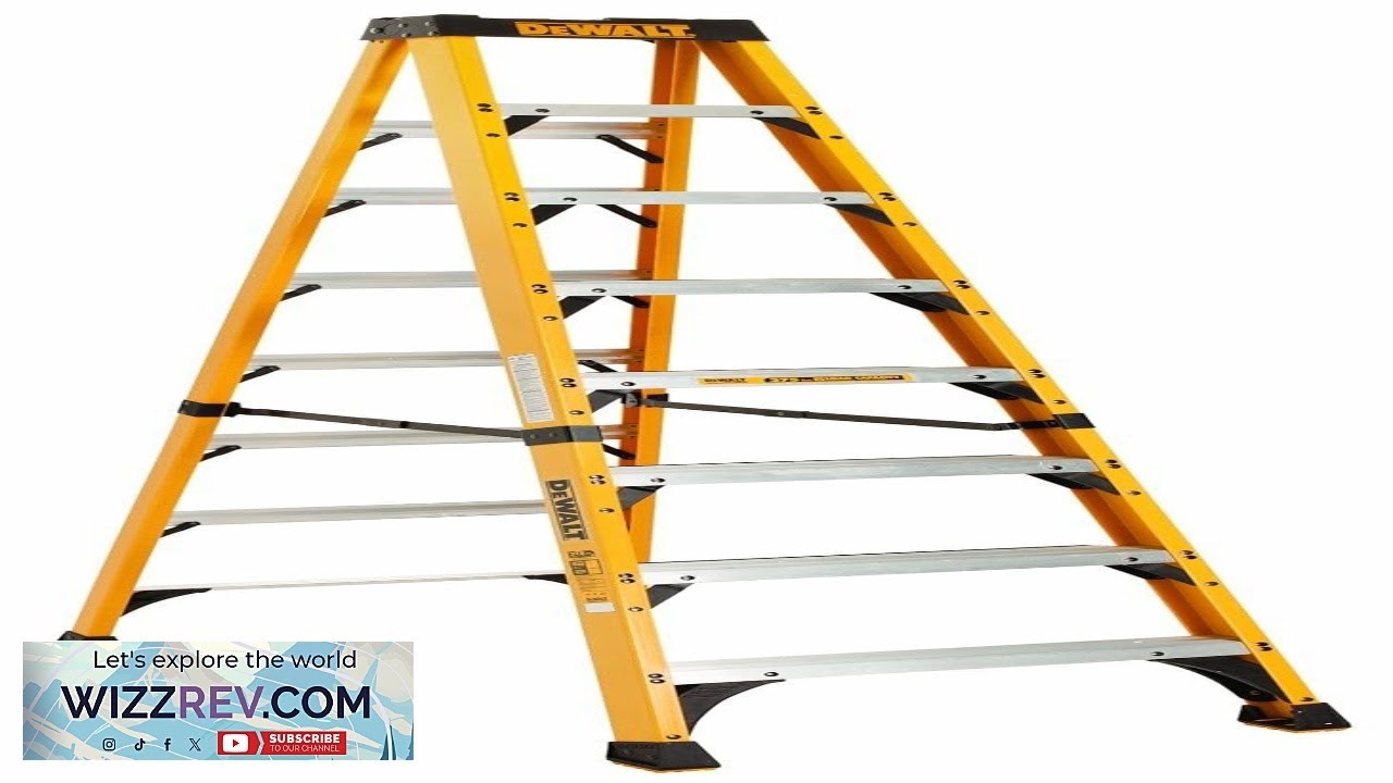 DeWalt DXL3410-08 8-Foot Step Ladder 8 feet Yellow Review