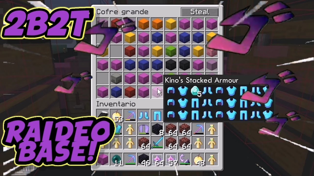 2B2T MINECRAFT JAVA MI PRIMER RAIDEO! MOVIENDO STASH CON ENDER PEARL