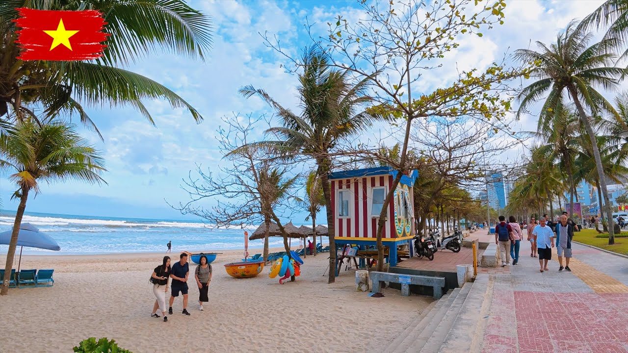 VIETNAM DA NANG Promenade & Beach - Beautiful My Khe Beach Walking Tour Latest Update January 2026
