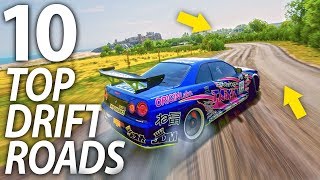 Forza Horizon 4 - Top 10 Drift Roads! (Thrustmaster TMX Steering Wheel Gameplay)