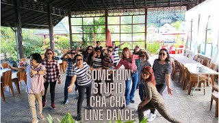 Vignette de la vidéo "SOMETHIN' STUPID CHA CHA LINE DANCE - by. TOUDANO LINE DANCE."