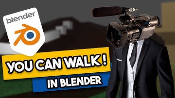 First Person Camera Mode in blender! | Walk navigation and Fly navigation modes tutorial