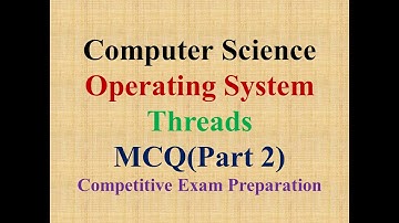 PGTRB |Polytechnic Lecturer | NET | GATE |Operating system -Threads MCQ(Part 2)