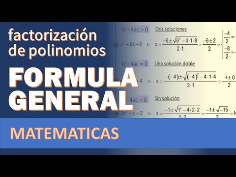 factorizaci 243 n de polinomios f 243 rmula general youtube formula general