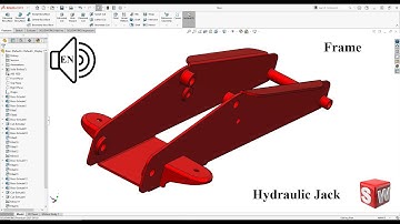 Frame Hydraulic Jack SolidWorks Tutorial 2021! Offset command step by step! Learn from Homee! :D