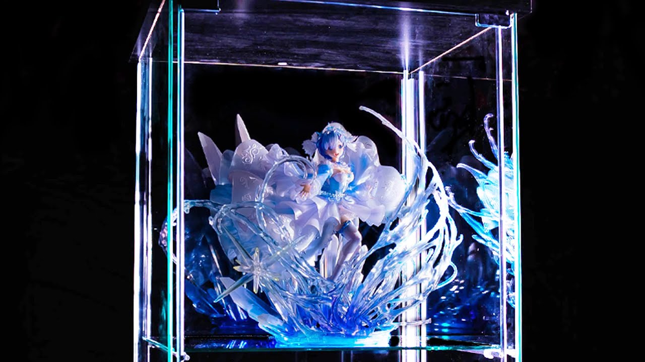 Stackable Lit LED Display Case For Anime Figures 40 OFF