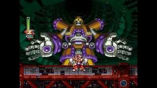 Abilities gained: ray arrow and rekkoha weakness: guard shell items
located: heart tank, arm parts (blade) so, this stage is pretty much
like one big minibos...