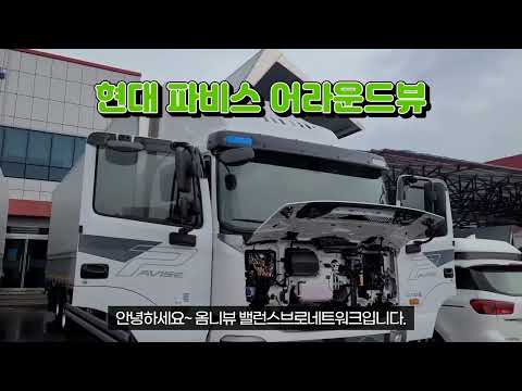 우회전사고200%예방 옴니뷰NS4 3D 4채널 국산어라운드뷰 현대 파비스윙바디 사고예방