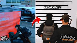 AKU COBAIN JADI KURIR PAKET ILEGAL DIKOTA SAMPAI KETANGKAP POLISI !? GTA SAMP ROLEPLAY INDONESIA