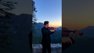 Can’t Help Falling in Love - Romantic Violin Cover at Sunset in Washington Mountains