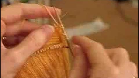 Short Row Heel with YOs, Part 1