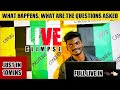 My Full live’s ‘’GLIMPSE’’(briefly) Q&A session in just 10mins🤩