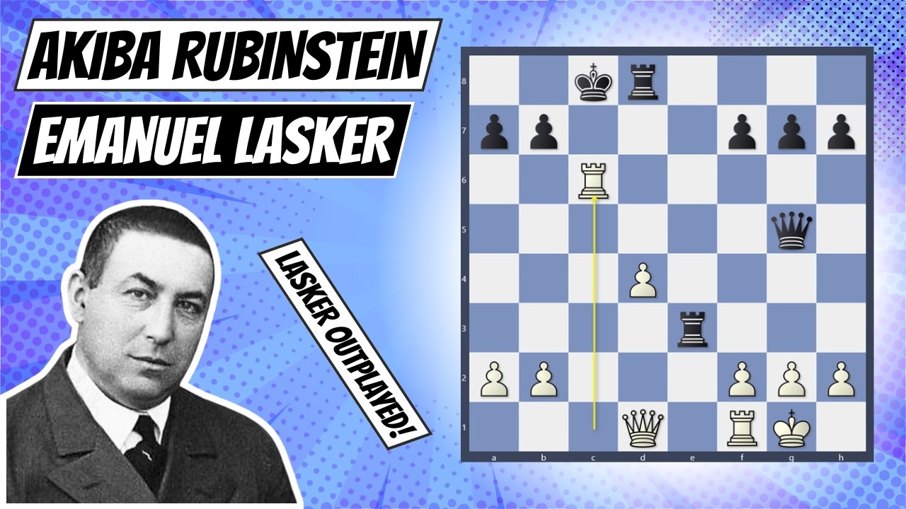 Слишком сложно для Ласкера! | Акиба Рубинштейн против Эмануэля Ласкера (1909)