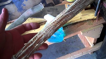 How to Build an Osage Bow: Build Along, #10: Sanding Down The Sinew