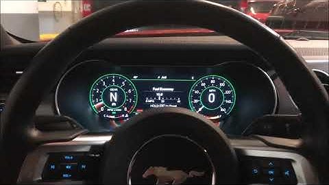 How to Turn on Ambient Lights and Change Dash Colors in 2019 Ford Mustang GT