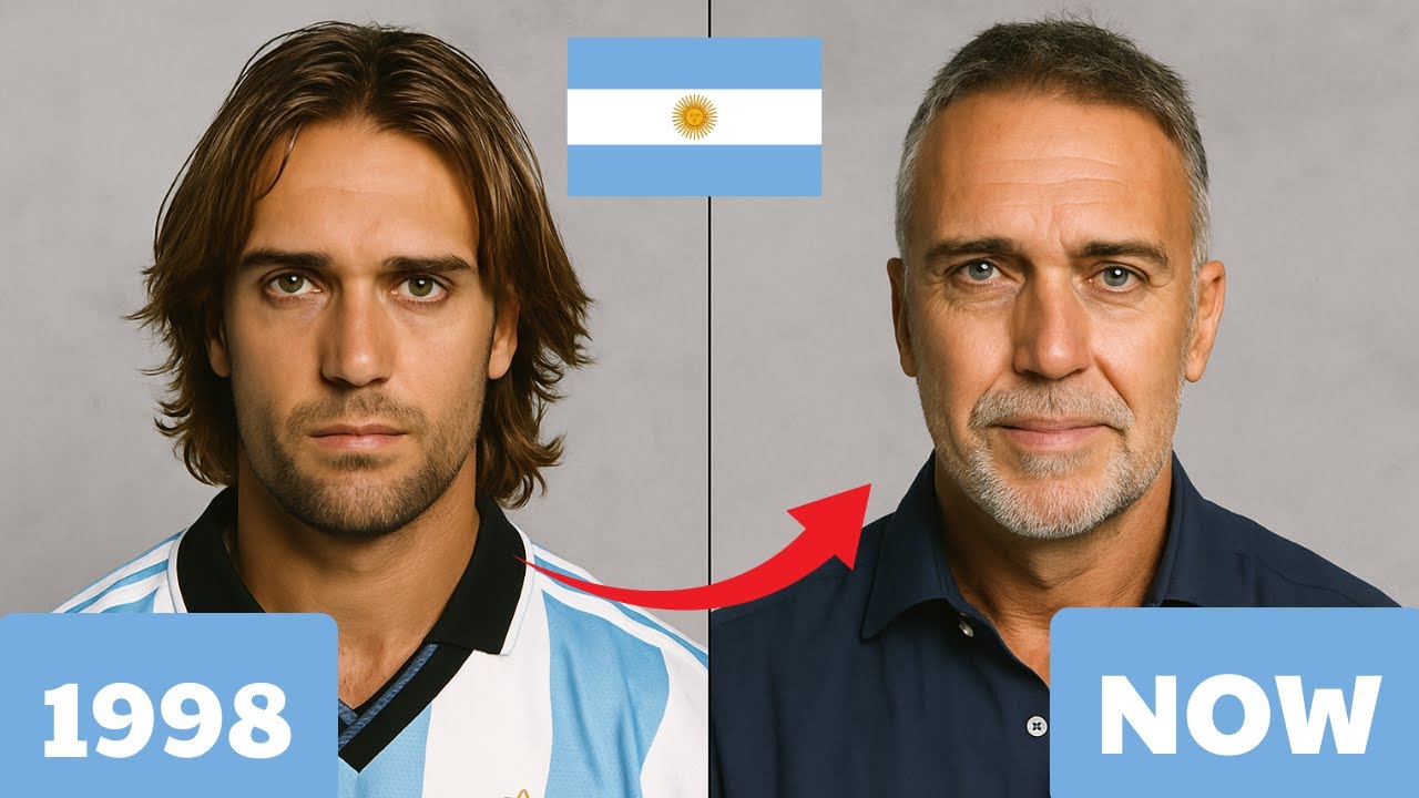 Argentina 🇦🇷  World Cup 1998 Squad ⚽ Then and Now Goals
