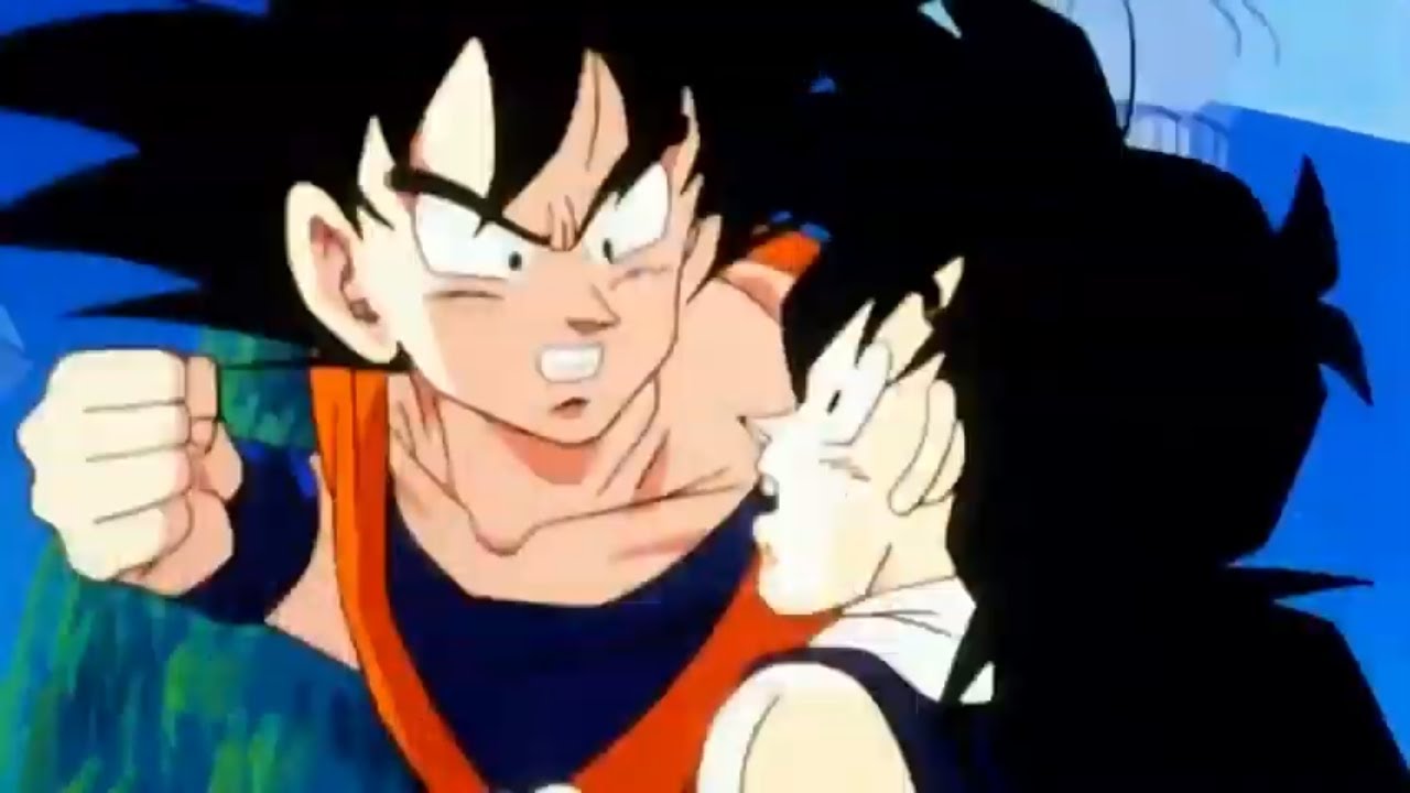 Goku Punches Gohan For Getting Out Of Line YouTube